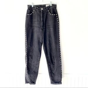 David David Vintage Y2K Mom Studded High Rise Jean
